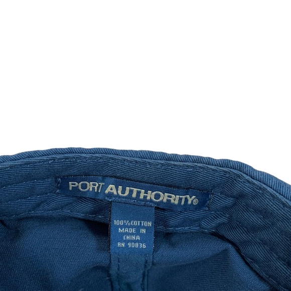 Vintage Sheridan County Title Wyoming WMNS Blue & White Adjustable Strapback Hat - Picture 5 of 5